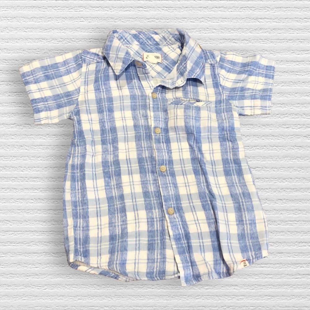 Me & Henry | Newport | Blue/White | Plaid | Shirt
